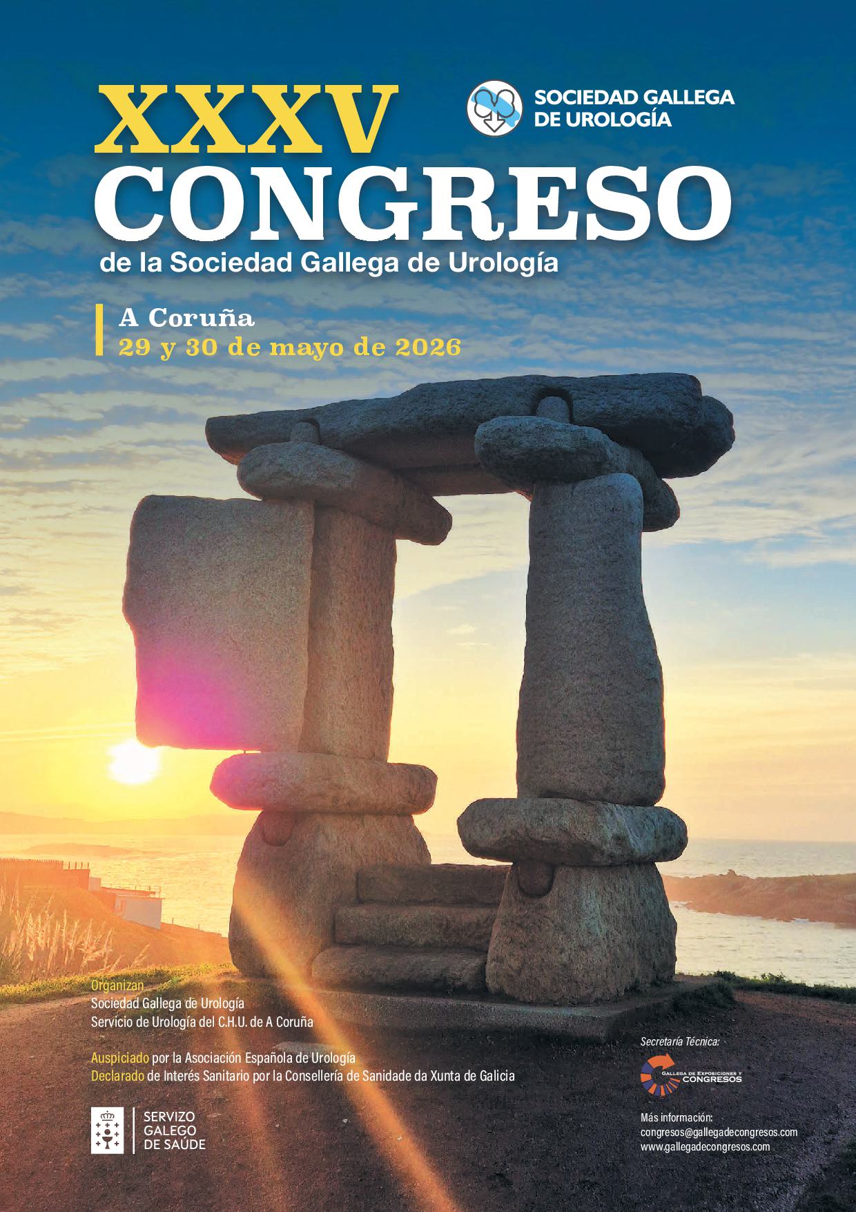 XXXV CONGRESO DE LA SOCIEDAD GALLEGA DE UROLOGÍA